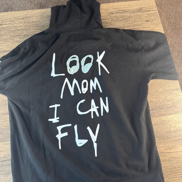 Size 2XL - Travis Scott Look Mom I Can Fly Zip Hoodie - Picture 3 of 4
